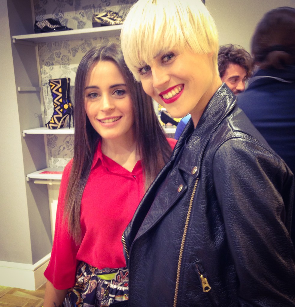 Con Linda Tol al Glossy district party i cinque fiori