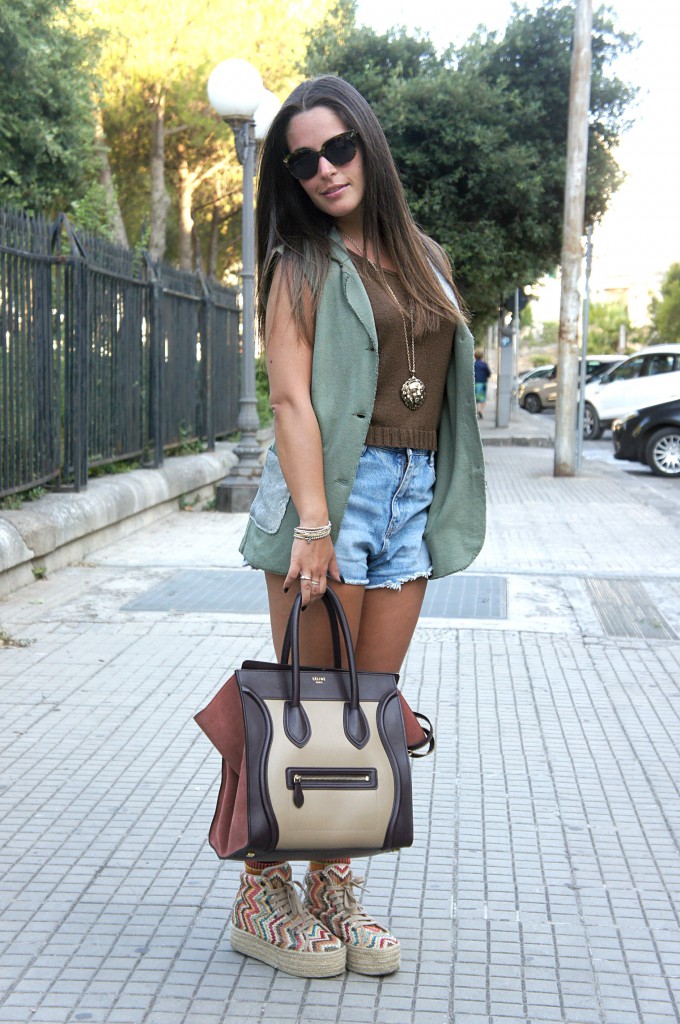 Mini shorts e crop top