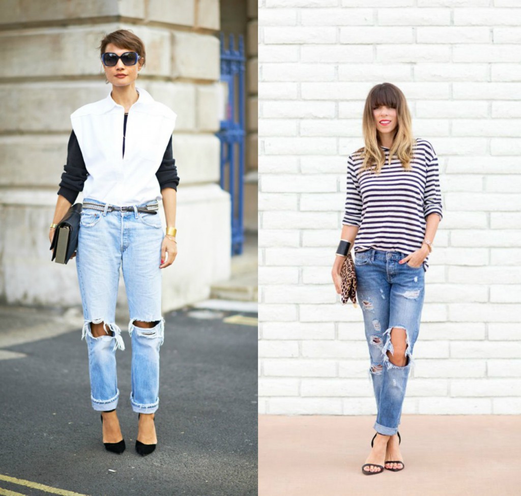 boyfriend jeans street style