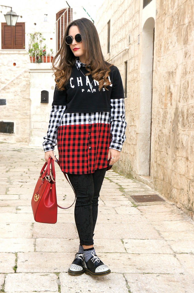 look rosso e nero