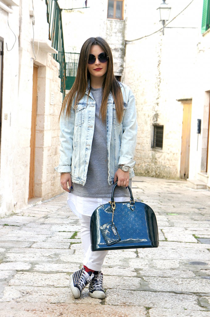 look total denim