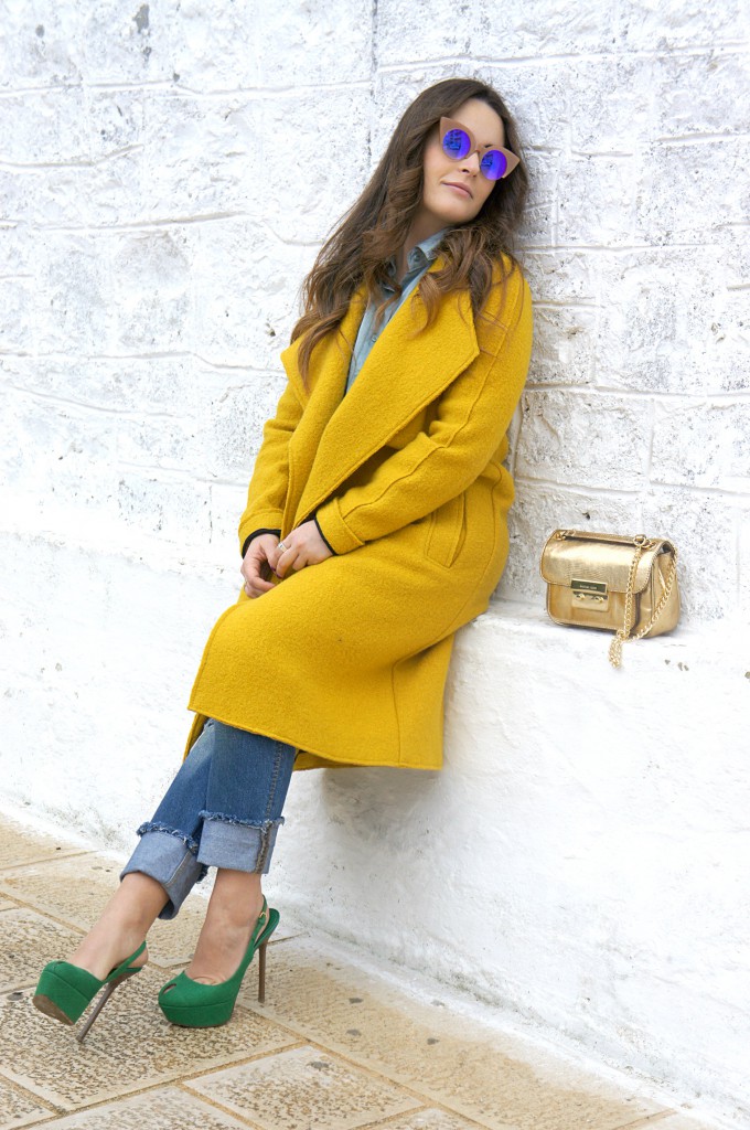 Cappotto giallo