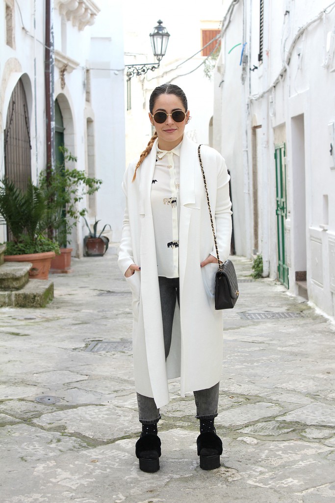 cappotto bianco