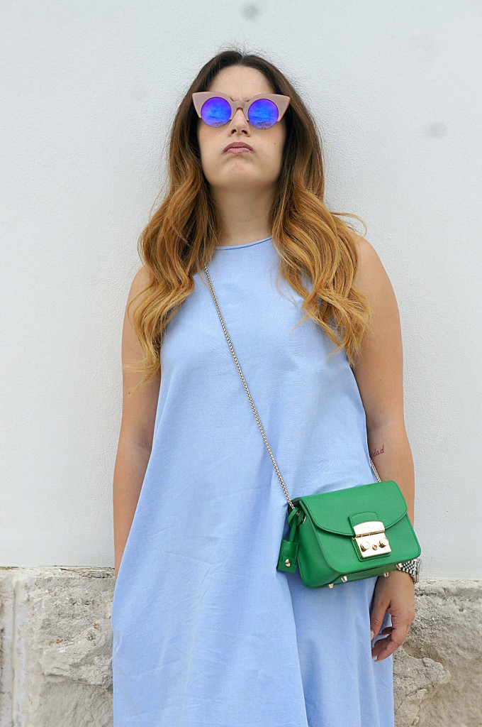 borsa furla verde